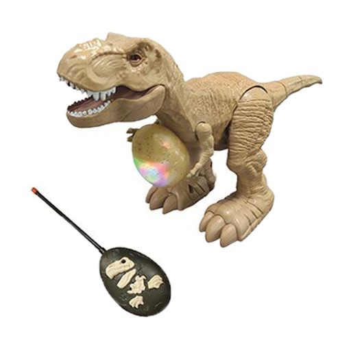 R/C dínó, el., vil., jön-megy, 31x19 cm dob.