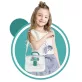  Orvosi készlet bőröndben, 30 db-os, 22x23 cm, gyerekeknek.