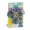 Disney Stitch bébi csörgő-rágóka, akasztóval, 15x25 cm.