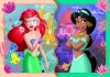 Disney hercegnős puzzle, 2x20 darabos, 19x29 cm méretben.