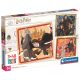 Harry Potter puzzle szett, 3x48 darabos, 32x22 cm méretben.
