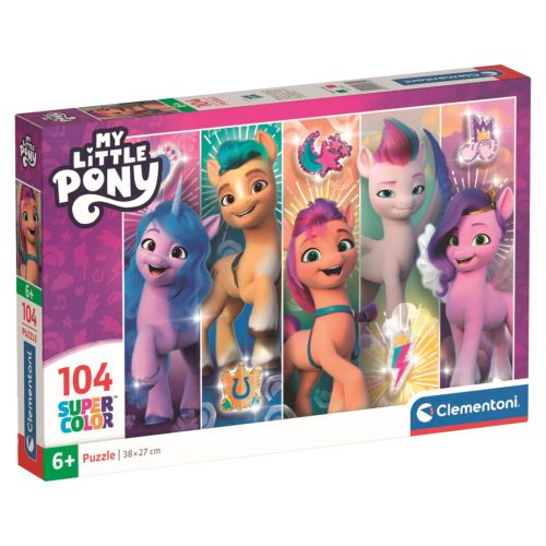 My Little Pony 104 db-os puzzle, 29x19 cm, szórakoztató játék.