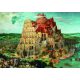Bábel tornya puzzle poszterrel, 1500 db, 28x20 cm dobozban.