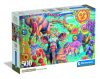 Elefánt karnevál puzzle 500 db, poszterrel, 25x18 cm méretben.