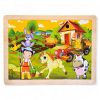 Fa puzzle, vegyes, 30x23 cm pvc csom