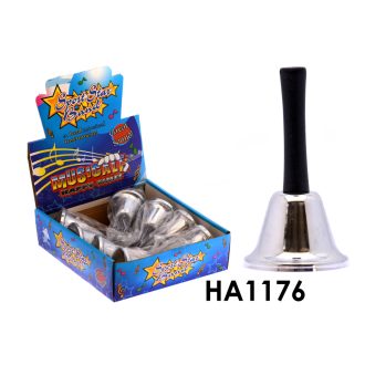 Színes, 65x12 cm-es harang dekoráció, 6 darabos csomag.