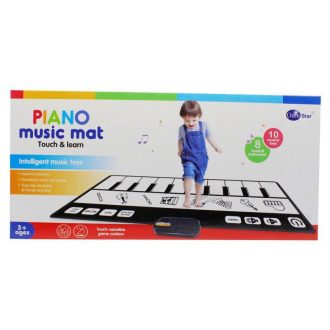   Zenélő zongora szőnyeg gyerekeknek, hangerőszabályzóval.