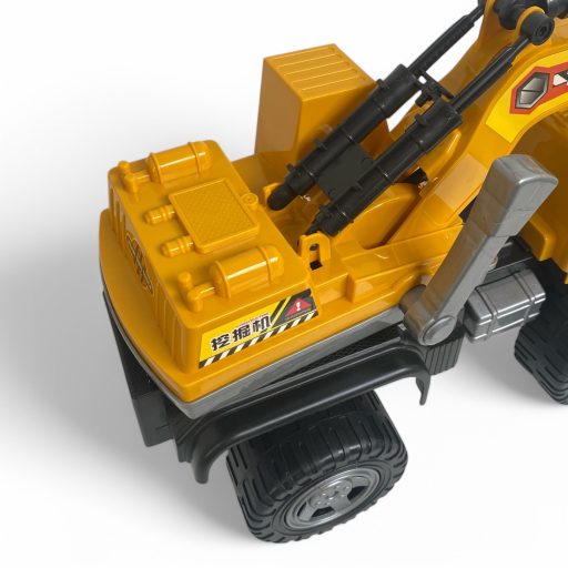 Teherautó markoló munkagép, szabadonfutó, 45x31 cm-es játék.