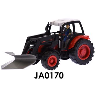 Traktor, elöl szerk., + fig., 2 szín, 20 cm, 25x10 cm plf.