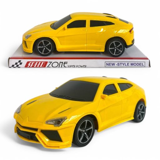 Elegáns lendkerekes autó 2 színben, 26x9 cm, játék gyerekeknek.