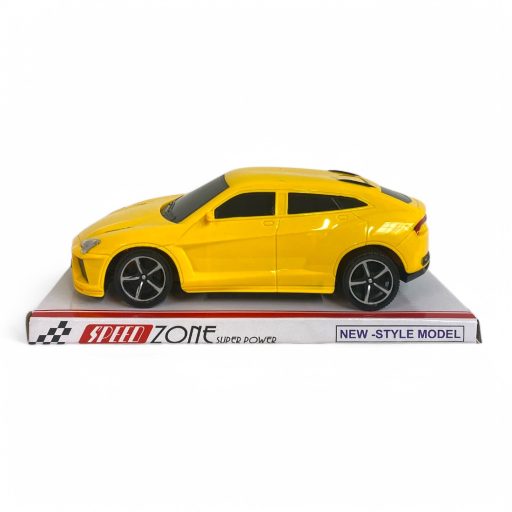 Elegáns lendkerekes autó 2 színben, 26x9 cm, játék gyerekeknek.