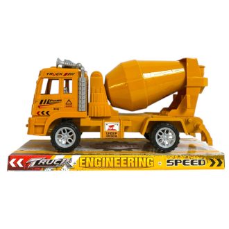 Teherautó, betonkeverő, lend., 26x14 cm plf.