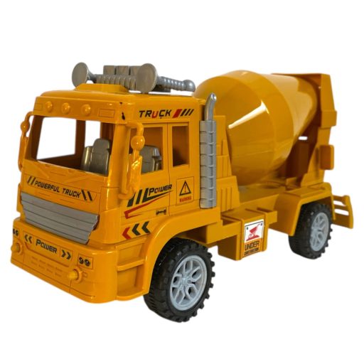 Teherautó, betonkeverő, lend., 26x14 cm plf.