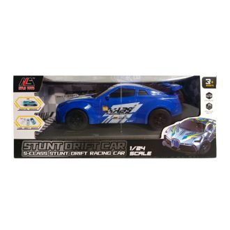   Autó, lend., Driftel, ''Bugatti'' szerű, 6 szín, 21x9 cm dob.