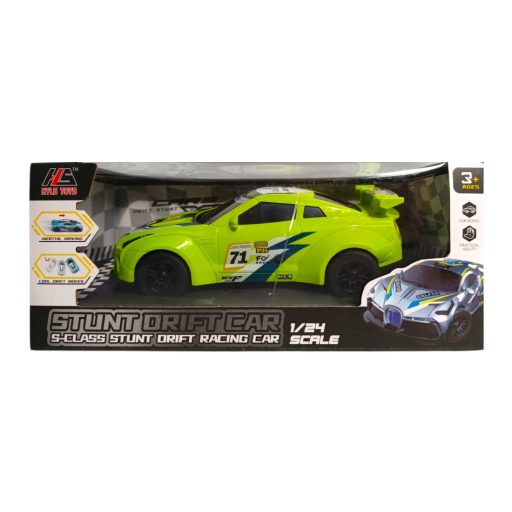 Autó, lend., Driftel, ''Bugatti'' szerű, 6 szín, 21x9 cm dob.