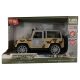 Katonai jeep hang- és fényhatással, lendkerekes, 23x14 cm.