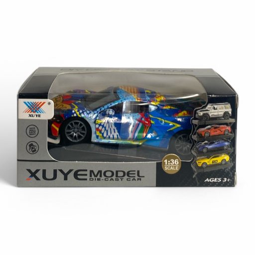 Hátrahúzós fém autó ajtónyitós funkcióval, 3 színben.