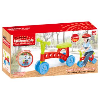   Ráülős gurulóka, taposó tricikli, 49x36 cm, szórakoztató játék.