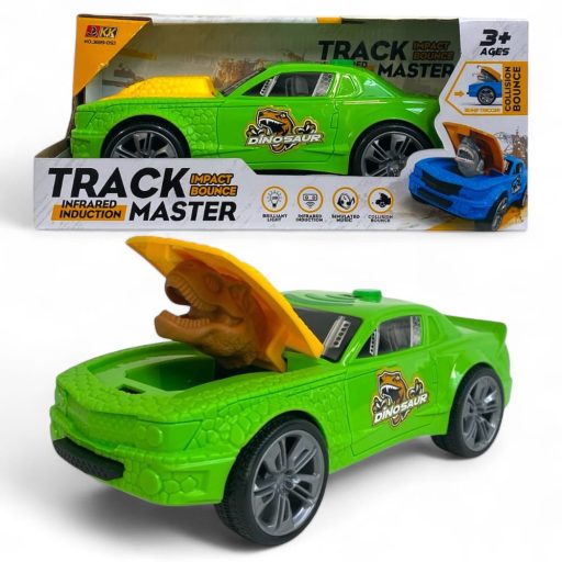 Autós motorháztető játék, hang-, fény- és infravörös irányítással.