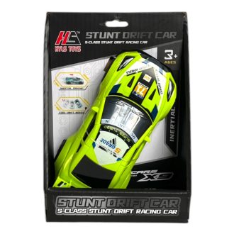   Autó, driftel, ''Bugatti szerű'',  lend., 6 szín, 14x20 cm dob.