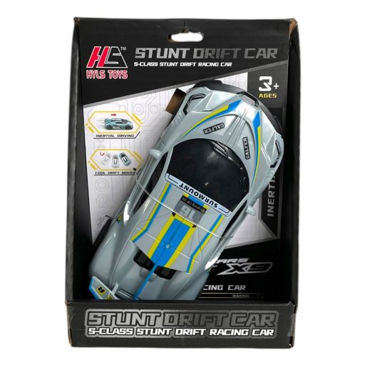 Autó, driftel, ''Bugatti szerű'',  lend., 6 szín, 14x20 cm dob.