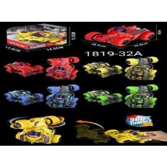 Autó, bukfences, lend., 4 szín, 15x13 cm dob.