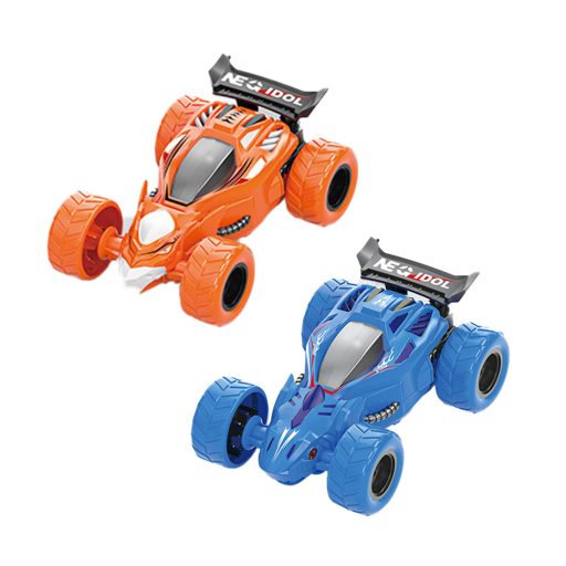 Két darabos autókészlet, gumikerekekkel, 360 fokos forgással.