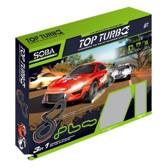   Távirányítós autópálya készlet 2 autóval és USB csatlakozóval.