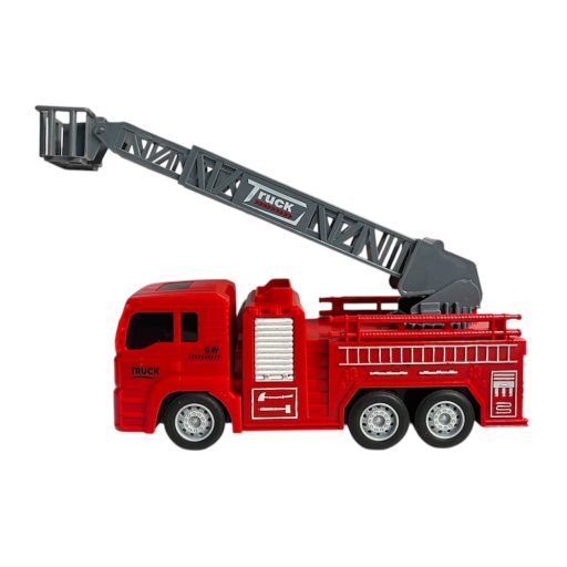 Tűzoltó autó, lend., 4 féle, 24 cm, 29x14 cm plf.