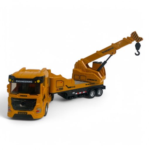 Teherautó, munkagépes, kampós játék - 31x16 cm méretben.