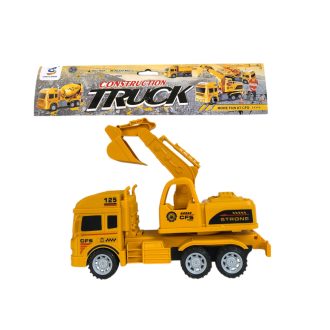 Teherautó, munkagépes, markoló, lend., 28x14+ cm zacsk.