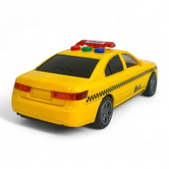   Elemes taxi játékautó, vidám színekben, könnyen irányítható.