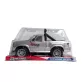 Autó, jeep, platós, lend., 2 szín, 24 cm, plf.