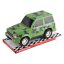 Katonai jeep lendkerekes játékautó, 28x14 cm, több színben