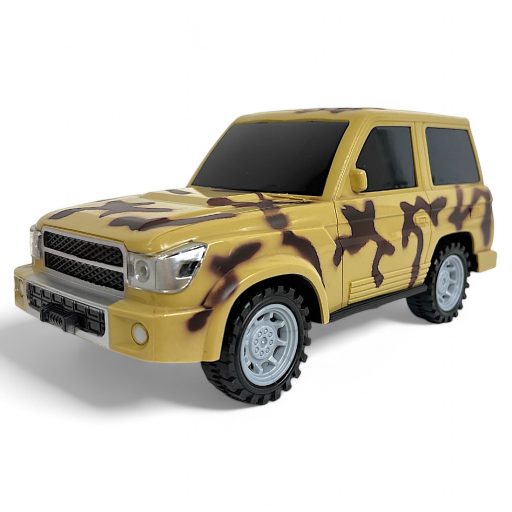 Katonai jeep lendkerekes játékautó, 28x14 cm, több színben