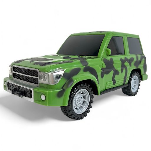 Katonai jeep lendkerekes játékautó, 28x14 cm, több színben