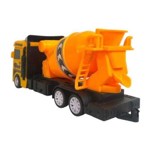 Teherautó munkagépes szett: rönkszállító, betonkeverő.