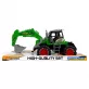 Traktor, elöl szerk., lend., 2 szín, 36x15 cm plf.