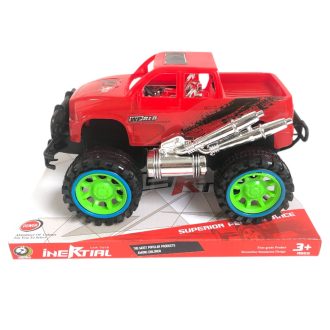   Autó, platós, ''big foot'', lend., 26x18 cm plf.