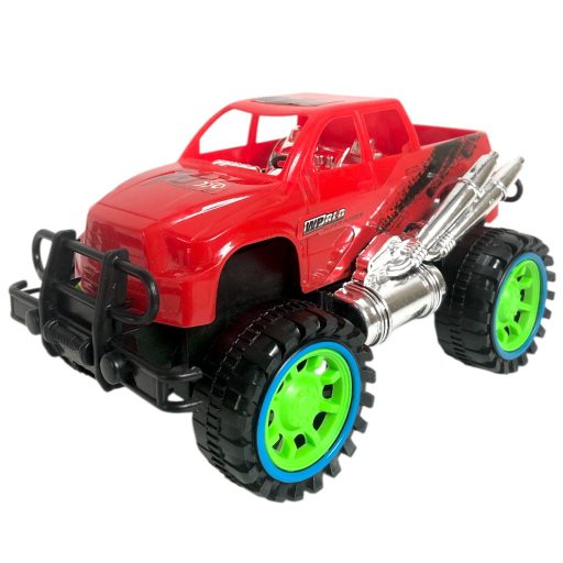 Autó, platós, ''big foot'', lend., 26x18 cm plf.