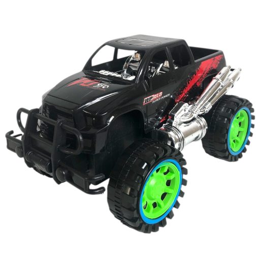 Autó, platós, ''big foot'', lend., 26x18 cm plf.