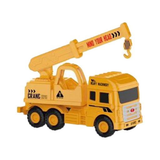 Teherautó, munkagépes, kampós/markolós, lend., 2 féle, 17x10+ cm dob.