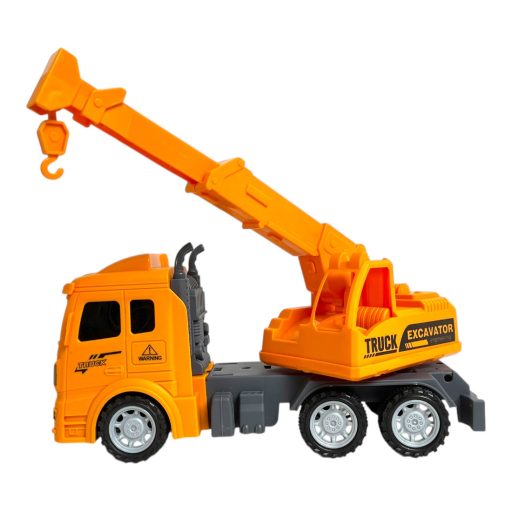 Teherautó, munkagépes, 4 féle, lend, 30x14 cm plf.