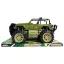 Katonai autó, jeep, lend., 32x17 cm plf.
