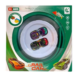   Autópálya klt., hurkos sín, 350 cm, + fém autó, 2 db, 25x25 cm dob.