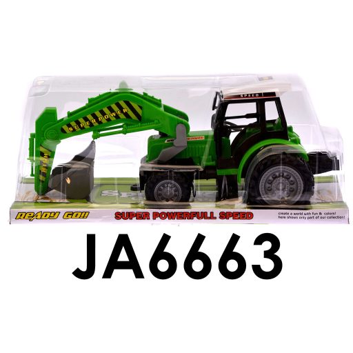 Traktor, elöl szerk., lend., 2 féle, 39*17 cm plf.