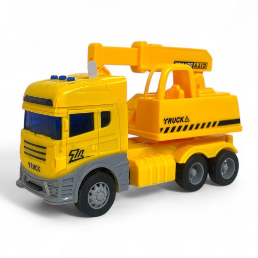 Teherautó munkagépes játék hang- és fényhatásokkal