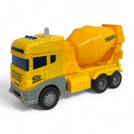 Teherautó betonkeverő hanggal és fénnyel, 20x11 cm.