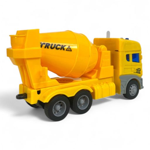 Teherautó betonkeverő hanggal és fénnyel, 20x11 cm.