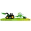 Traktor klt., elöl szerk., hátul borona, 3 féle, 37x12 cm plf.